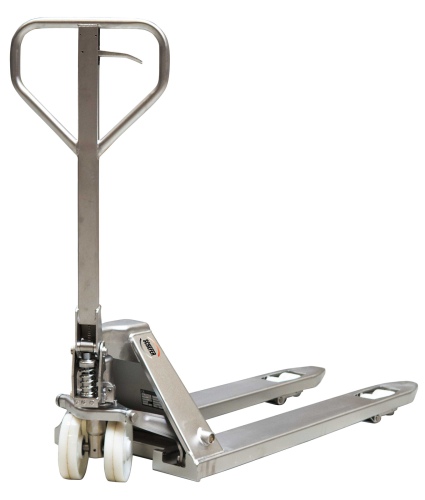 Schefer Gabelhubwagen ECO Professional Edelstahl Tragkraft 2500kg Gabellänge 1150mm