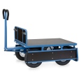Fetra Handpritschenwagen mit Bordwänden und Polyurethanbereifung, 1140x740mm Ladefläche 750kg Tragkraft-small