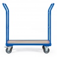 Protaurus Plattformwagen mit 2 Schiebebügeln und Bordkante 850x500mm-small