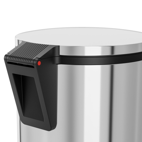 Hailo Pure M Tret-Abfalleimer Edelstahl