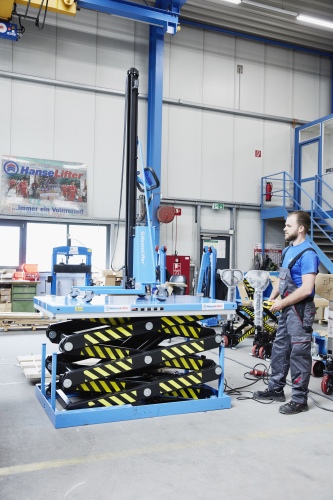 Hanselifter Hubtisch TRSHT 230V-380V Hubhöhe 3000mm Tragkraft bis 2000kg