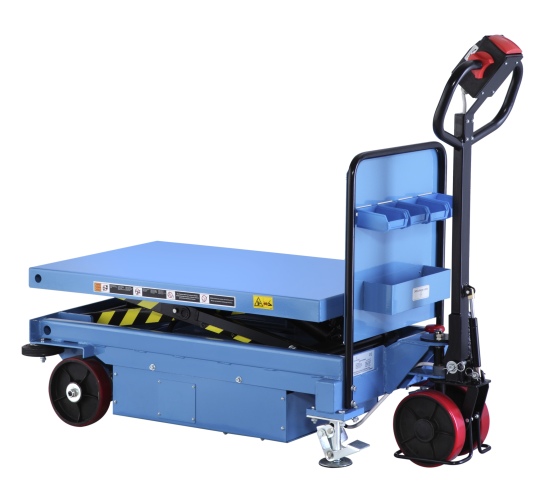 Hanselifter elektrischer Hubtischwagen E-SPA500 Hubhöhe 535mm Tragkraft 500kg