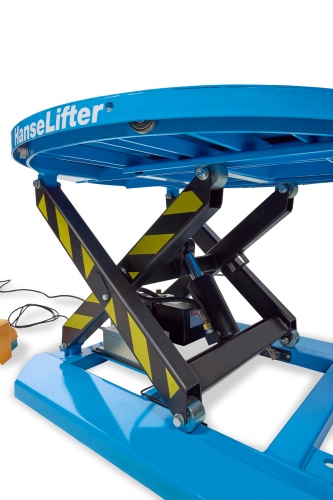 Hanselifter Stationärer Hubtisch mit drehbarer Plattform Hubhöhe 700mm Tragkraft 1000kg