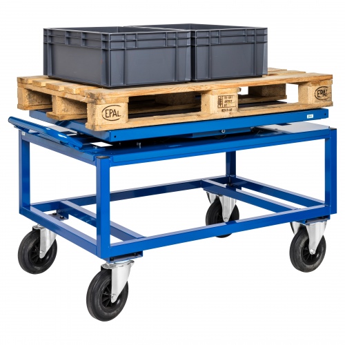 Kongamek Schwenkteller 1338x810x152mm in blau als Zubehör für Palettenwagen