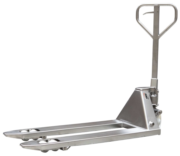 Schefer Gabelhubwagen ECO Professional Edelstahl Tragkraft 2500kg Gabellänge 1150mm