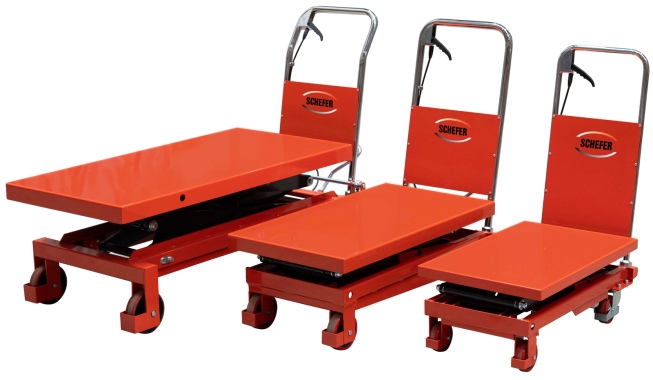 Schefer mobiler Hubtisch SHW Premium Einfachschere Hublast 1000 kg