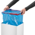 Hailo großraum Abfallbox Big-Box Swing XL Silber-small
