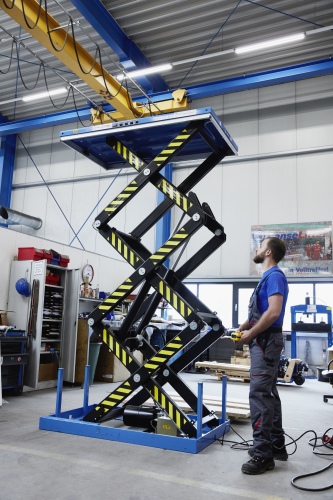Hanselifter Hubtisch TRSHT 230V-380V Hubhöhe 3000mm Tragkraft bis 2000kg