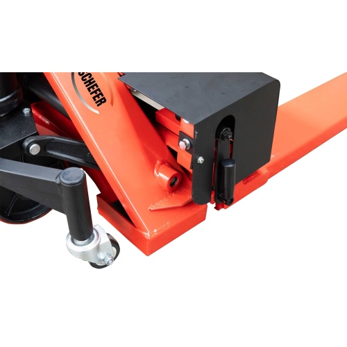Schefer Gabelhubwagen mit verstellbaren Gabeln 1000kg Tragkraft
