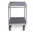 Protaurus Tischwagen mit 2 Ladeflächen aus Edelstahl 600kg Traglast Protaurus Tischwagen mit 2 Ladeflächen aus Edelstahl 600kg Traglast-small
