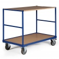 Protaurus Tischwagen mit Bordkante 2 Ladeflächen und waagerechtem Schiebegriff 1000x600mm-small