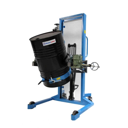 Hanselifter Fasswender SDJ-FW für 280l DIN Fässer Tragkraft 400kg Hubhöhe bis 1350mm