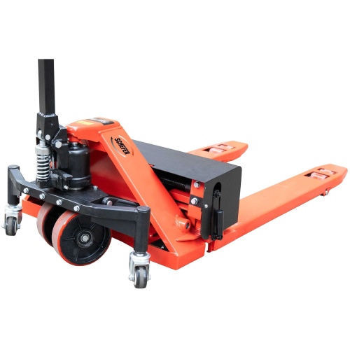 Schefer Gabelhubwagen mit verstellbaren Gabeln 1000kg Tragkraft