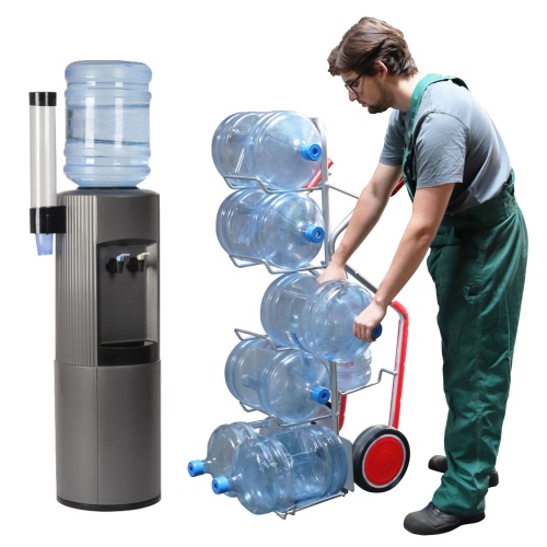 VARIOfit Wasserflaschenkarre Aluminium mit Vollgummi- oder Luftbereifung