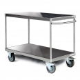 Protaurus Tischwagen mit 2 Ladeflächen aus Edelstahl 600kg Traglast Protaurus Tischwagen mit 2 Ladeflächen aus Edelstahl 600kg Traglast-small