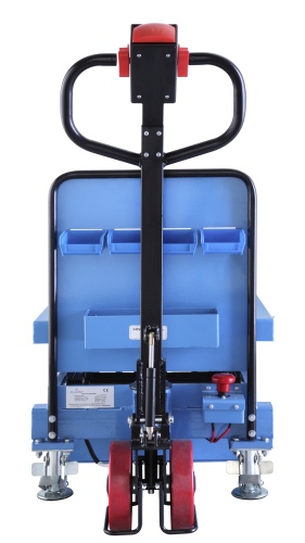 Hanselifter elektrischer Hubtischwagen E-SPA500 Hubhöhe 535mm Tragkraft 500kg