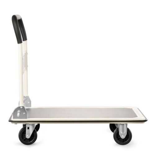 Pallit Schiebebügelwagen Carry in Weiß Tragkraft 300kg