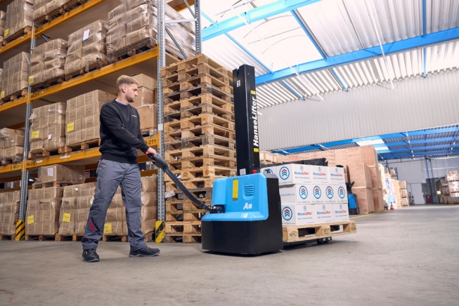 Hanselifter Deichselstapler EASY-DH10-M Hubhöhe bis 2000mm Tragkraft 1000kg