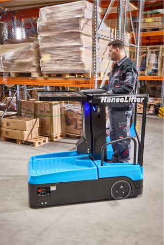 Hanselifter Lithium Hoch-Kommissioniergerät Easypick 1030 Hubhöhe 2995mm Tragkraft 135kg