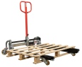 Manuvit patentierter Hubwagen Palbac mit verstellbarer Gabel Tragkraft 750-1000kg Gabellänge 825-1025 mm-small