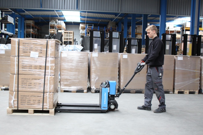Hanselifter Elektrohubwagen E-LI-FLOW Tragfähigkeit 1500kg