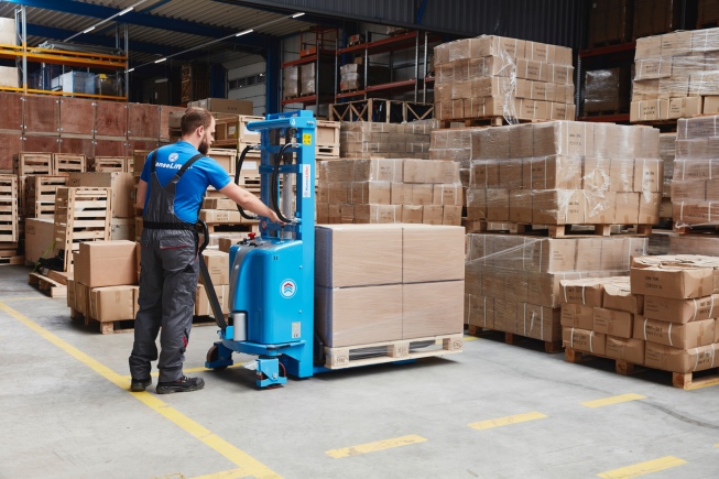 Hanselifter Hochhubwagen SDJ10 Tragkraft 1000kg Hubhöhe bis 3000mm