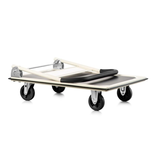 Pallit Schiebebügelwagen Carry in Weiß Tragkraft 300kg