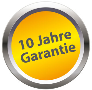 10 Jahre Garantie
