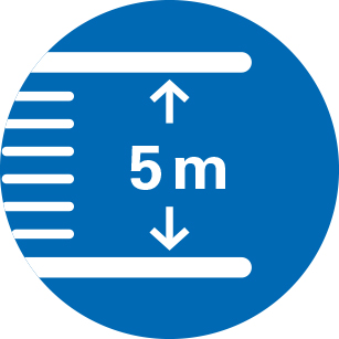 5m Hubhöhe 5m Hubhöhe