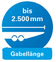 HanseLifter Gabellänge bis 2.500 mm