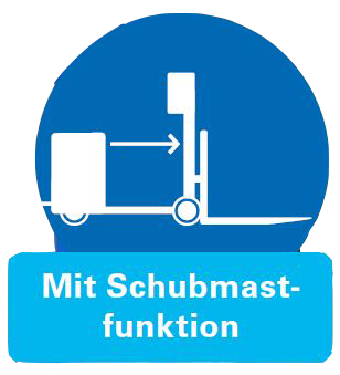 Mit Schubmastfunktion Mit Schubmastfunktion