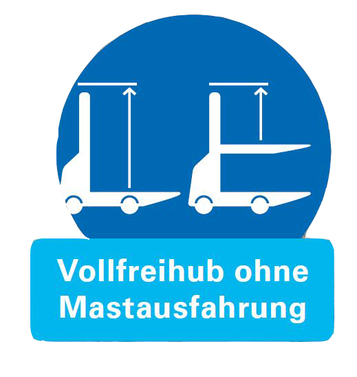 Vollfreihub ohne Mastausfahrung