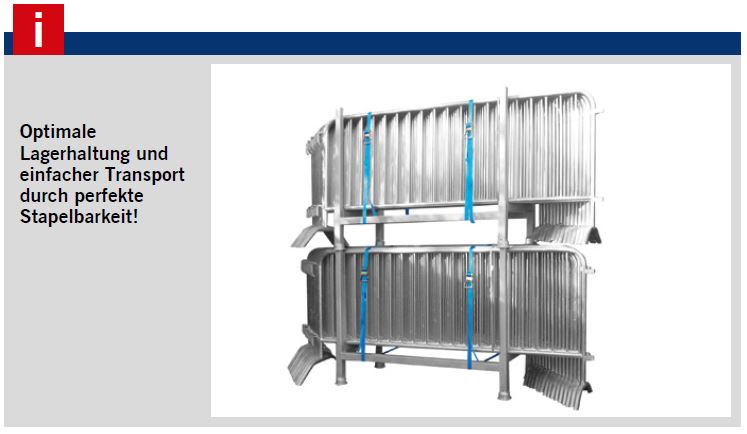 Optimale Lagerung durch perfekte Stapelbarkeit
