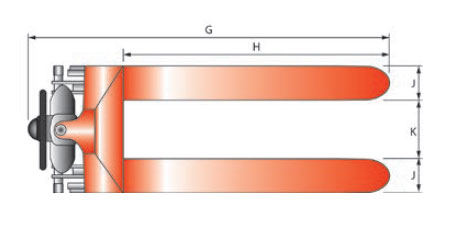 Schefer Mietstapler Scherenhubwagnen SHW Premium Zeichnung 02