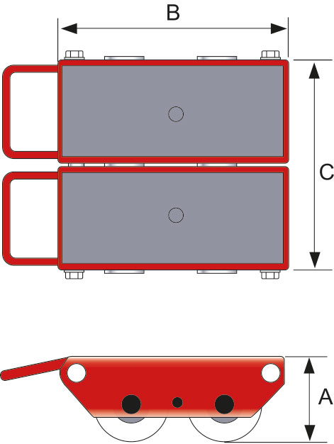 Schefer Transportroller TR Premium Skizze 02